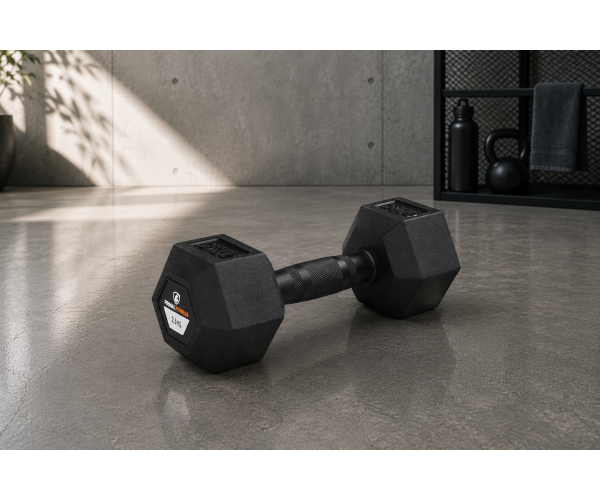 Αλτήρας Εξάγωνος Rubber 6kg |Megafitness