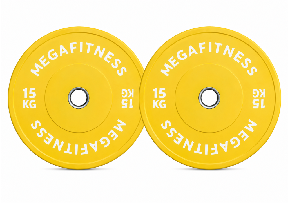 Bumper Plate Olympic Type Yellow 15kg|Megafitness