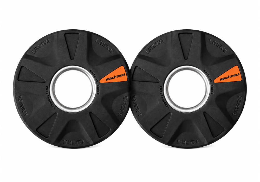 Olympic Bumper Plate Black 1.25kg|Megafitness