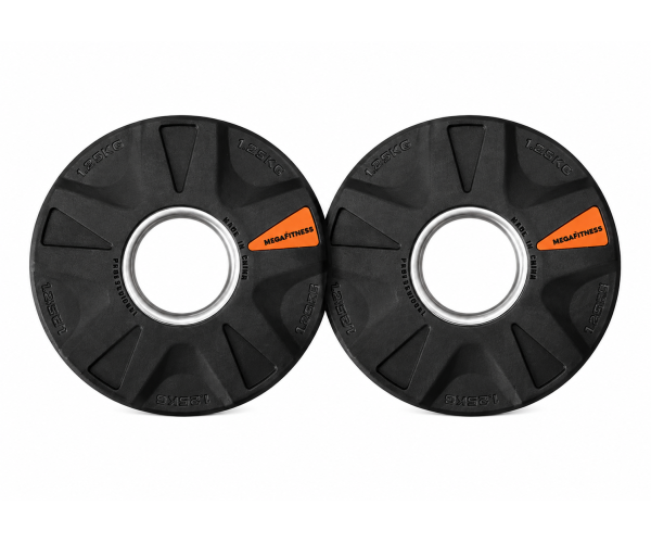 Olympic Bumper Plate Black 1.25kg|Megafitness