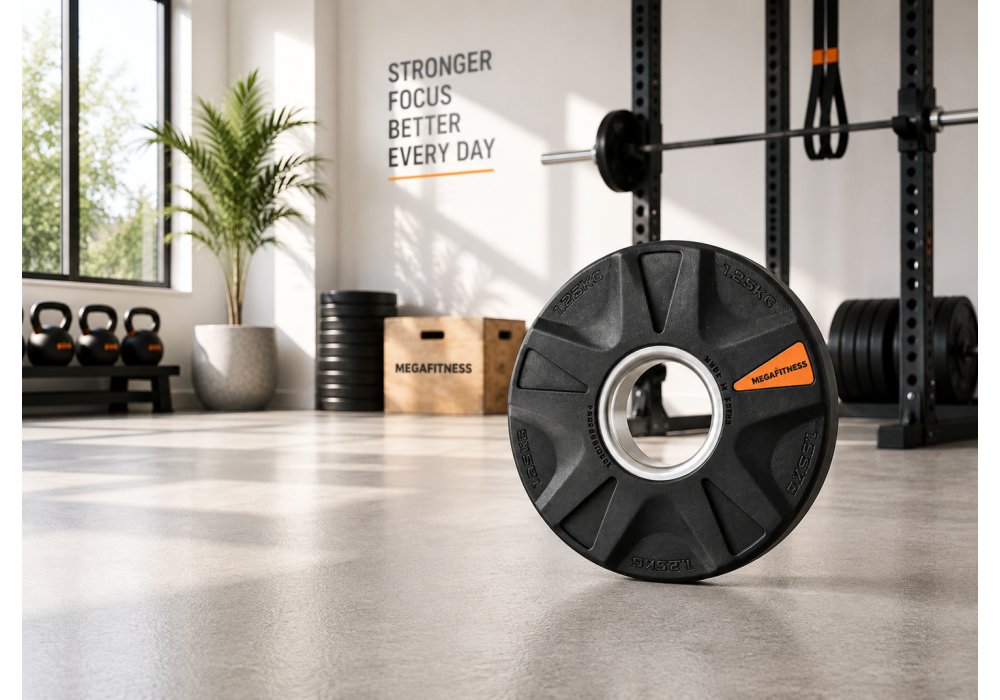 Olympic Bumper Plate Black 2.5kg |Megafitness