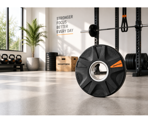 Olympic Bumper Plate Black 2.5kg |Megafitness