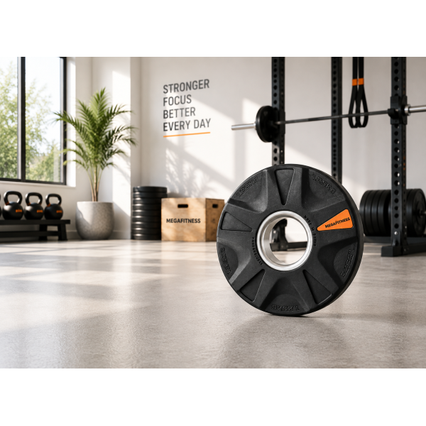 Olympic Bumper Plate Black 1.25kg|Megafitness