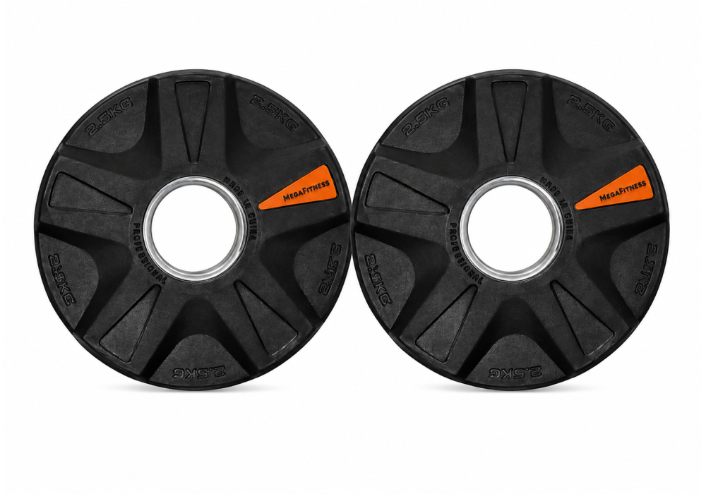 Olympic Bumper Plate Black 2.5kg |Megafitness