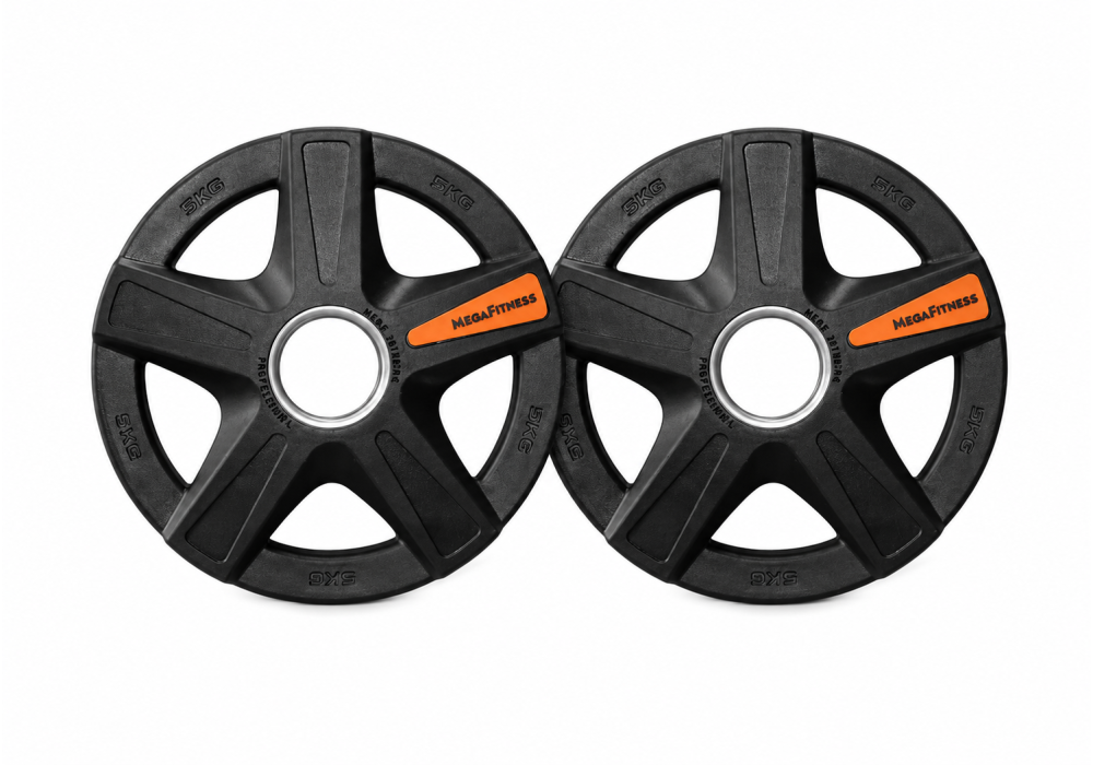 Olympic Plates With Handles 5Kg|Megafitness