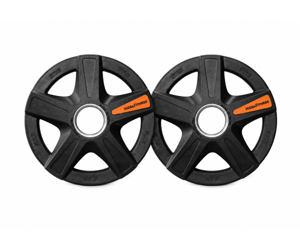 Olympic Plates With Handles 5Kg|Megafitness