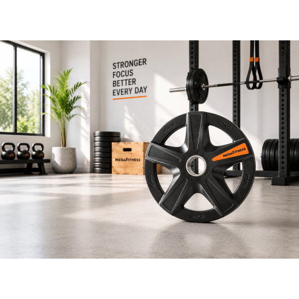 Olympic Plates With Handles 10Kg|Megafitness