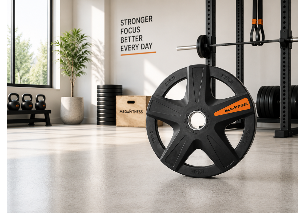 Olympic Plates With Handles 15Kg|Megafitness