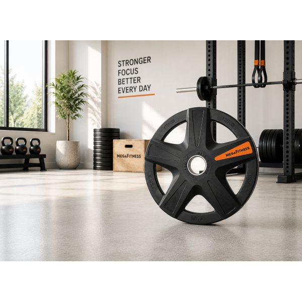 Olympic Plates With Handles 15Kg|Megafitness