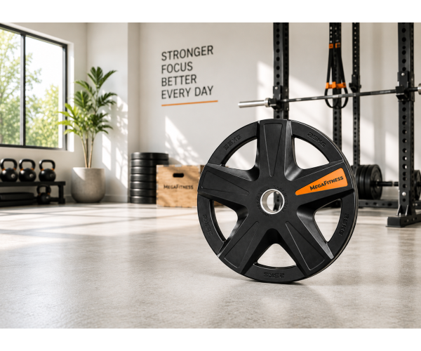 Olympic Plates With Handles 25Kg|Megafitness