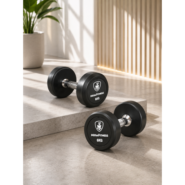 Elite Dumbbell 6Kg|Megafitness