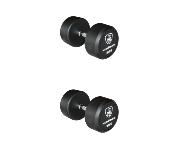 Round Dumbbell 32Kg|Megafitness