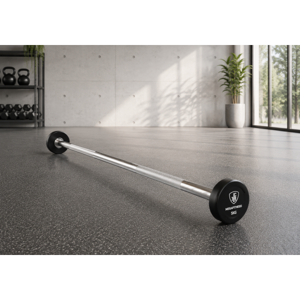 Fixed Straight Barbell 5Kg | Megafitness