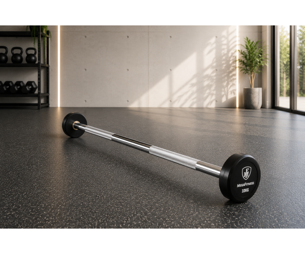 Fixed Straight Barbell 10Kg | Megafitness