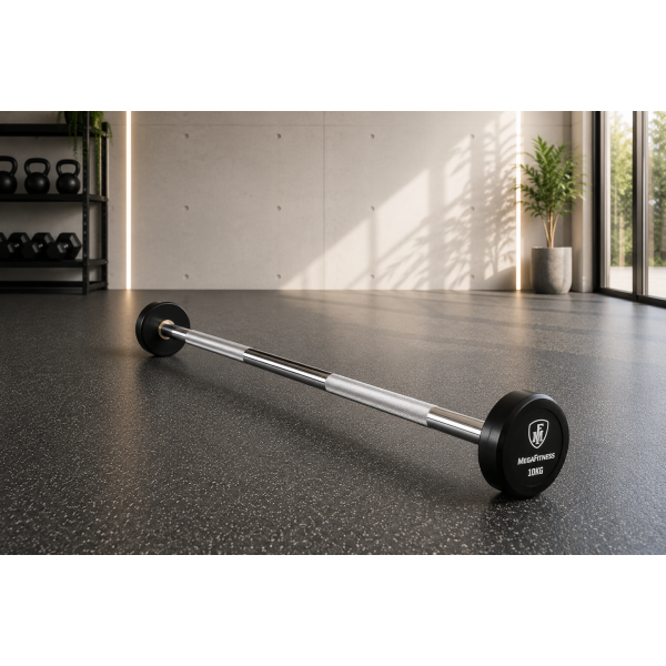 Fixed Straight Barbell 10Kg | Megafitness