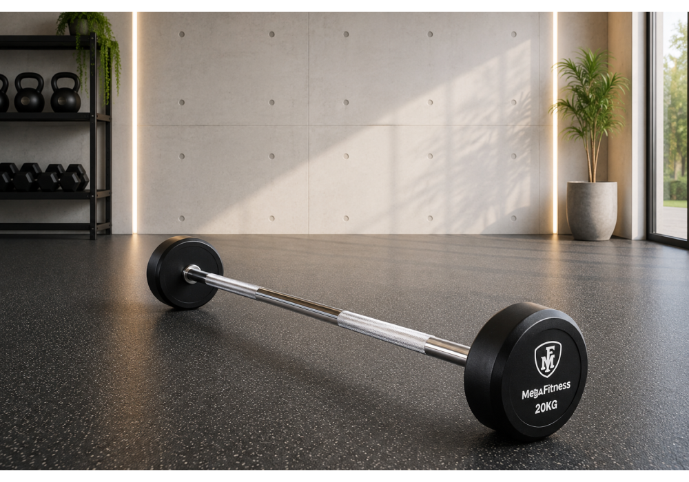 Fixed Straight Barbell 20Kg | Megafitness