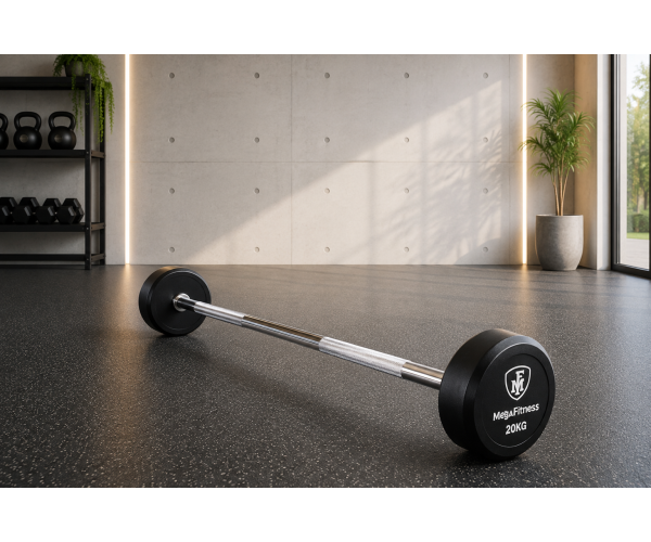 Fixed Straight Barbell 20Kg | Megafitness