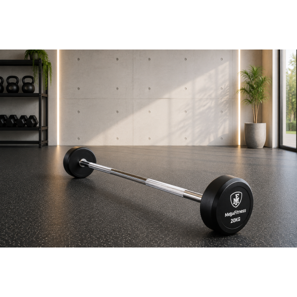 Fixed Straight Barbell 20Kg | Megafitness