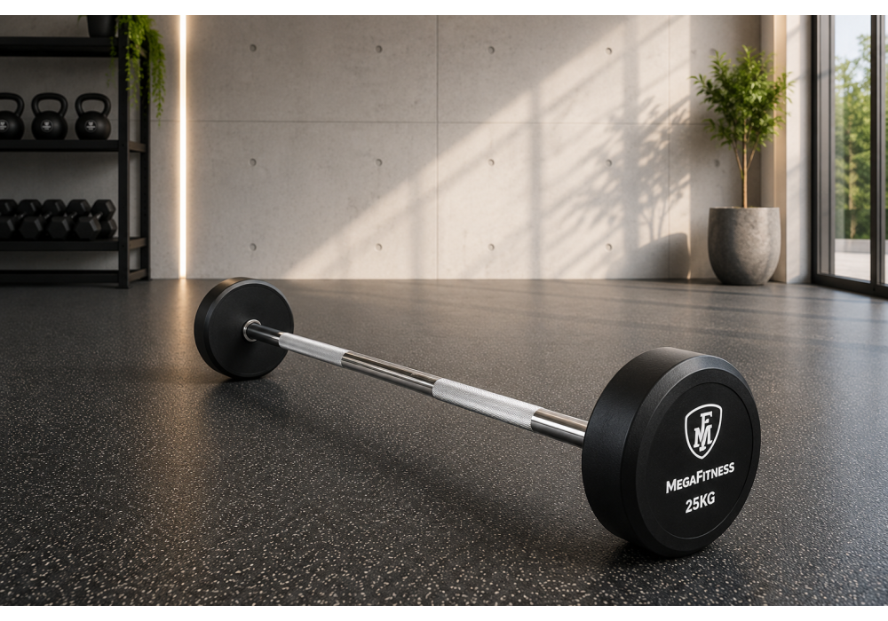 Fixed Straight Barbell 25Kg | Megafitness