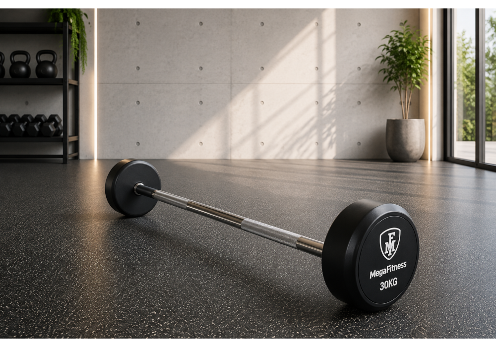 Fixed Straight Barbell 30Kg | Megafitness