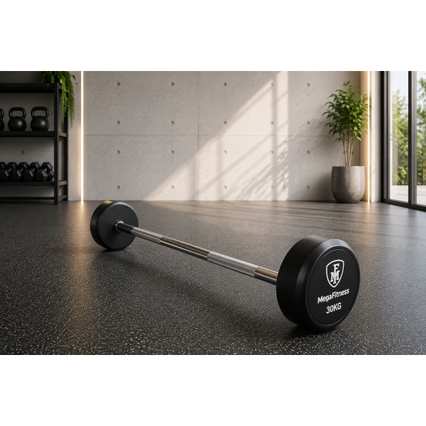 Fixed Straight Barbell 30Kg | Megafitness
