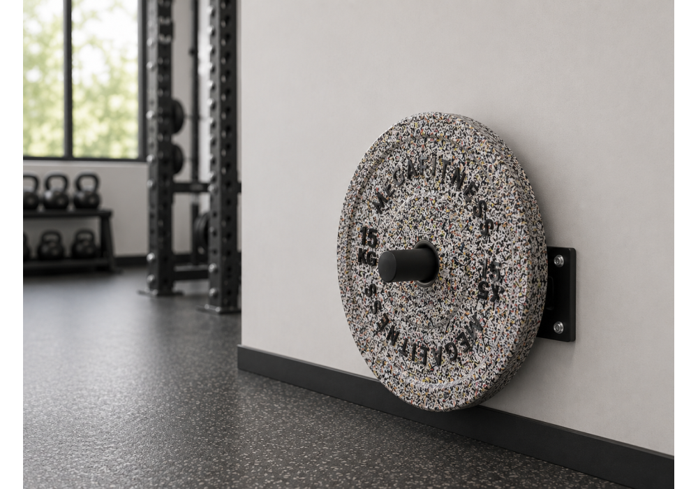 Wall Holder For Bumper Plates|Megafitness