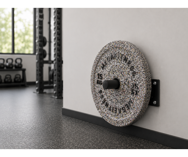 Wall Holder For Bumper Plates|Megafitness