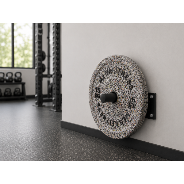 Wall Holder For Bumper Plates|Megafitness