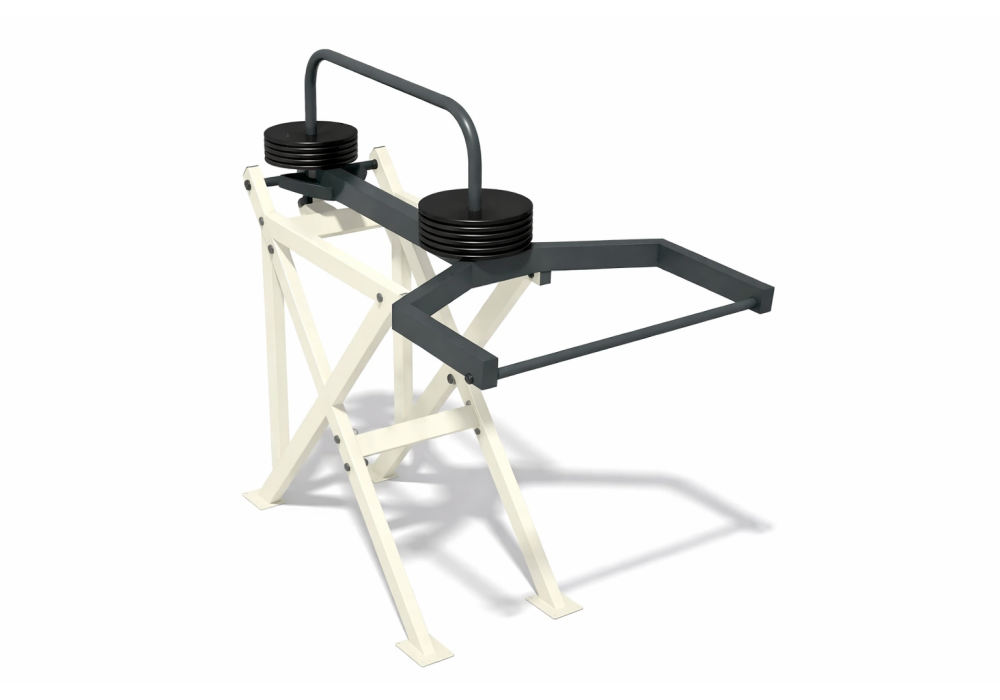 Standing Shoulder Press Machine with Integrated Weights|Megafitness