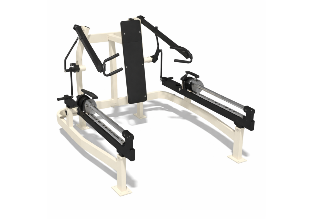 Πρέσα Πιέσεων Ώμων Με Ενσωματωμένα Βαρη|Megafitness