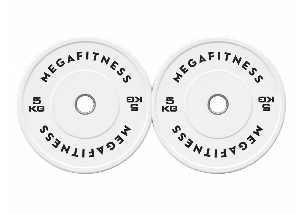 Λευκό Bumper Plate 5 kg από Καουτσούκ SBR
