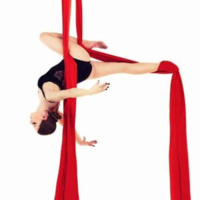741100 Κούνια Αέριαλ Γιόγκα Aerial Yoga Swing 5x2.8cm Κόκκινη Megafitness