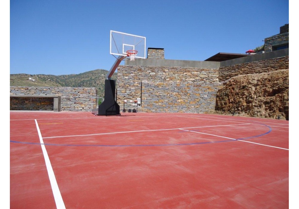 Olympic-Type Mobile Basketball System with Fixed Height 3.05 m|Megafitness