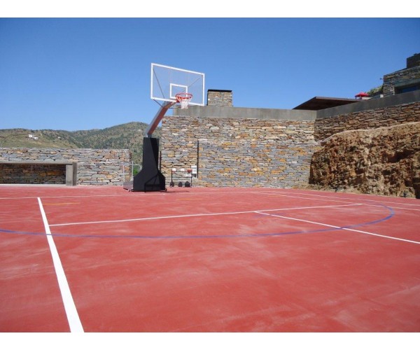 Olympic-Type Mobile Basketball System with Fixed Height 3.05 m|Megafitness
