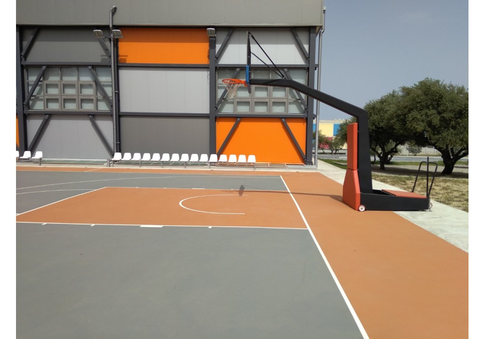 Olympic-Type Mobile Basketball System with Fixed Height 3.05 m|Megafitness