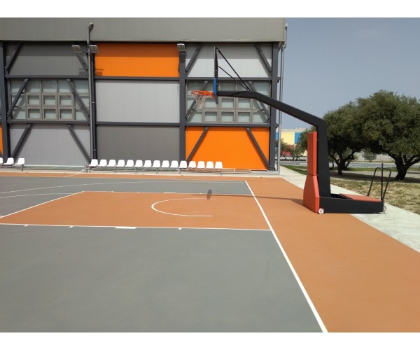 Olympic-Type Mobile Basketball System with Fixed Height 3.05 m|Megafitness