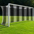 Two-colour Football Goal Nets Black-White|Megafitness