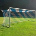 Two Colour Football Goal Nets White-Blue | Megafitness