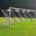 Two-colour Football Goal Nets Black-White|Megafitness