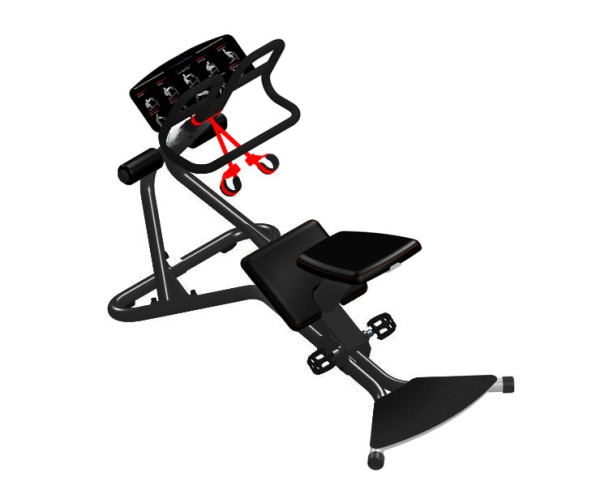 Megafitness back stretch machine heavy duty for flexibility and pain relief