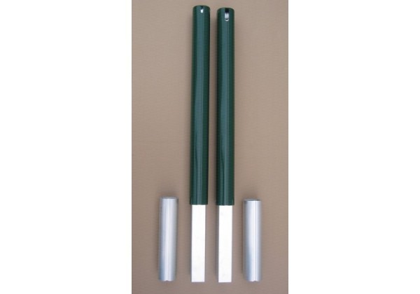 Aluminum tennis posts round Ø120mm