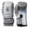 Boxing Kickboxing Gloves White/Black | Megafitness
