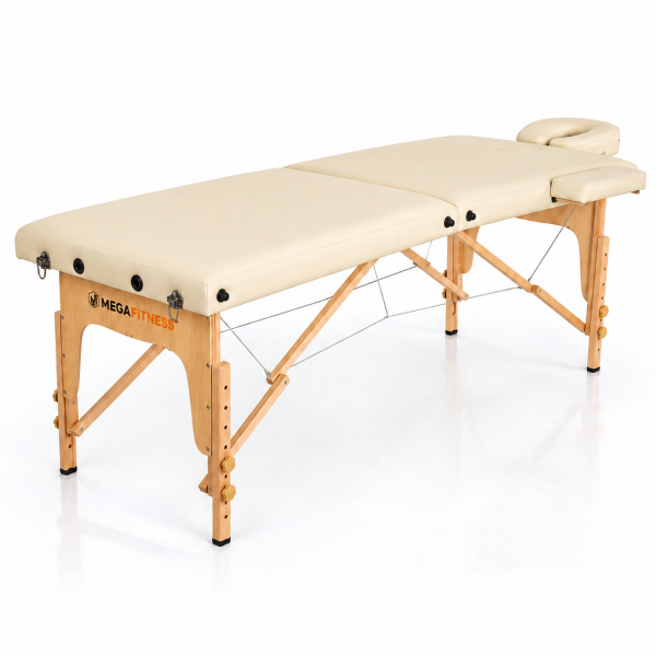 Physiotherapy - Massage Bed Classic 2 Cream|Megafitness