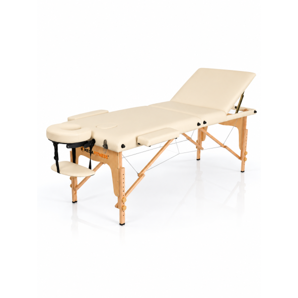 Physiotherapy - Massage Bed Classic 3 Cream| Megafitness