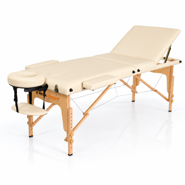 Physiotherapy - Massage Bed Classic 3 Cream| Megafitness