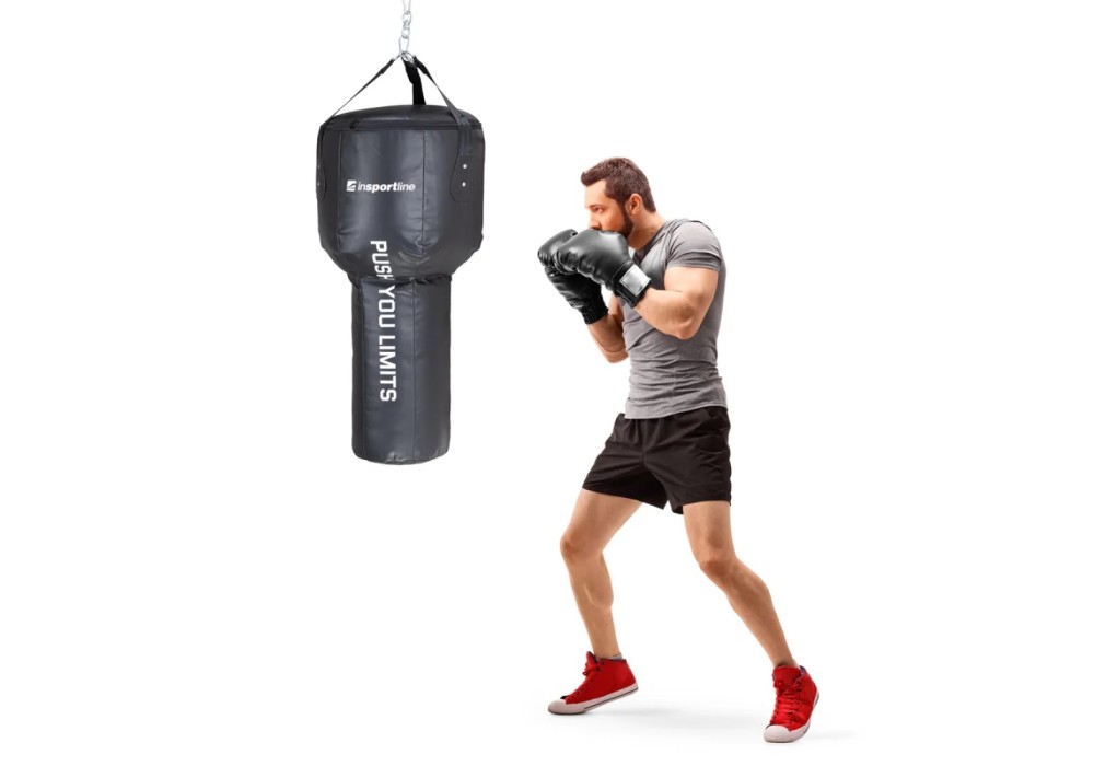 Σάκος Μποξ MMA Punching Bag Konor γεμάτος 40kg με Ύψος 120cm Μαύρος