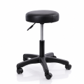 Stool on wheels with shock absorber Black| Megafitness