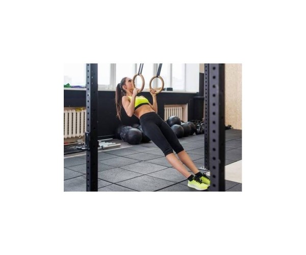 Megafitness wooden gymnastic rings