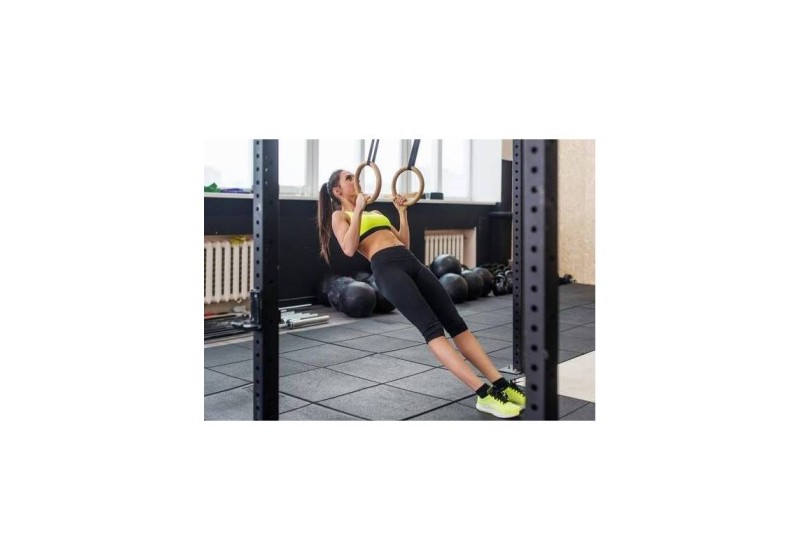 Megafitness wooden gymnastic rings